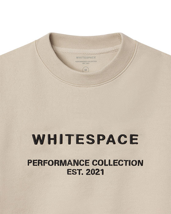 3D Logo Crew Neck Sweatshirt - Cream - Image 2