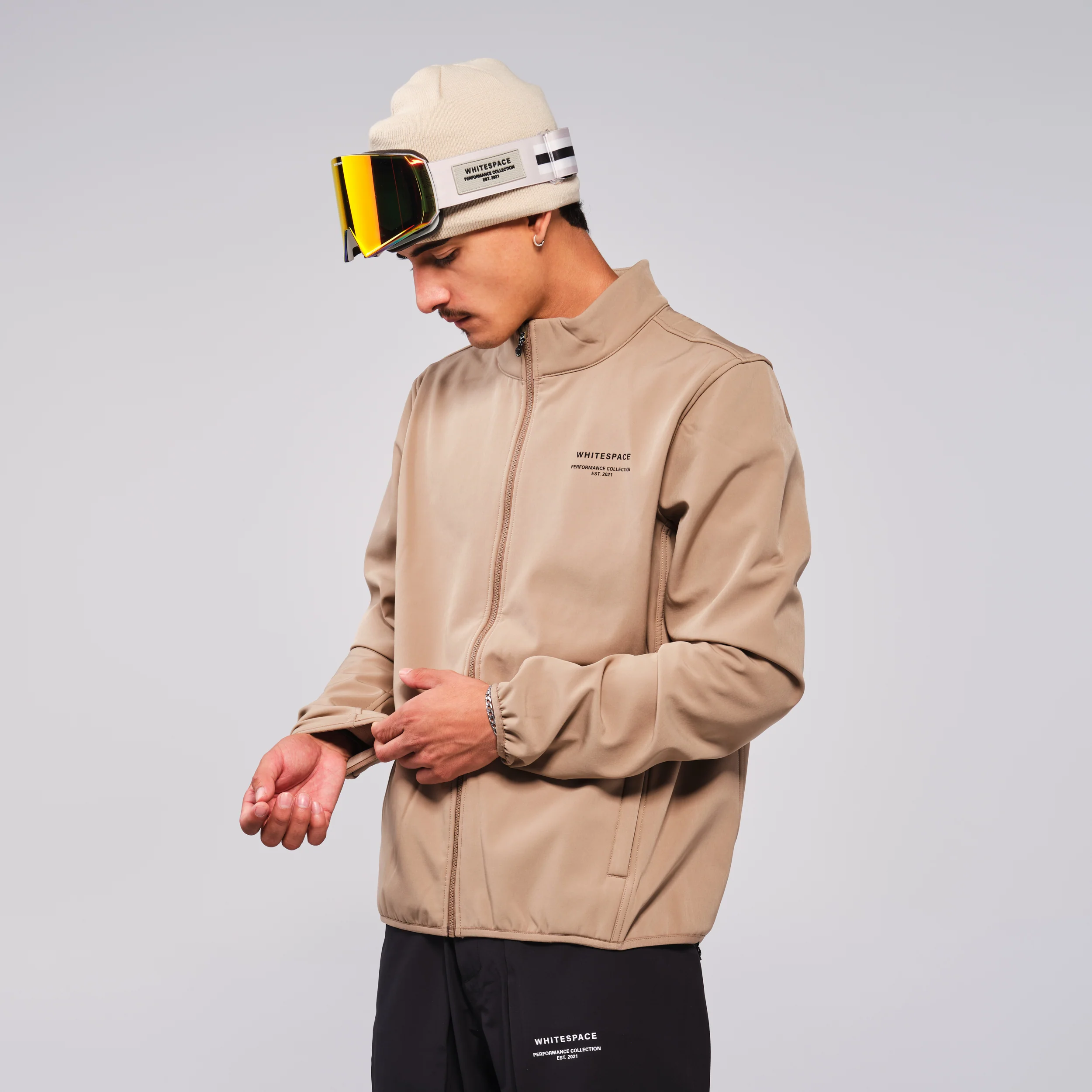 3L Performance 3-In-1 Jacket - Black / Dark Khaki - Image 9