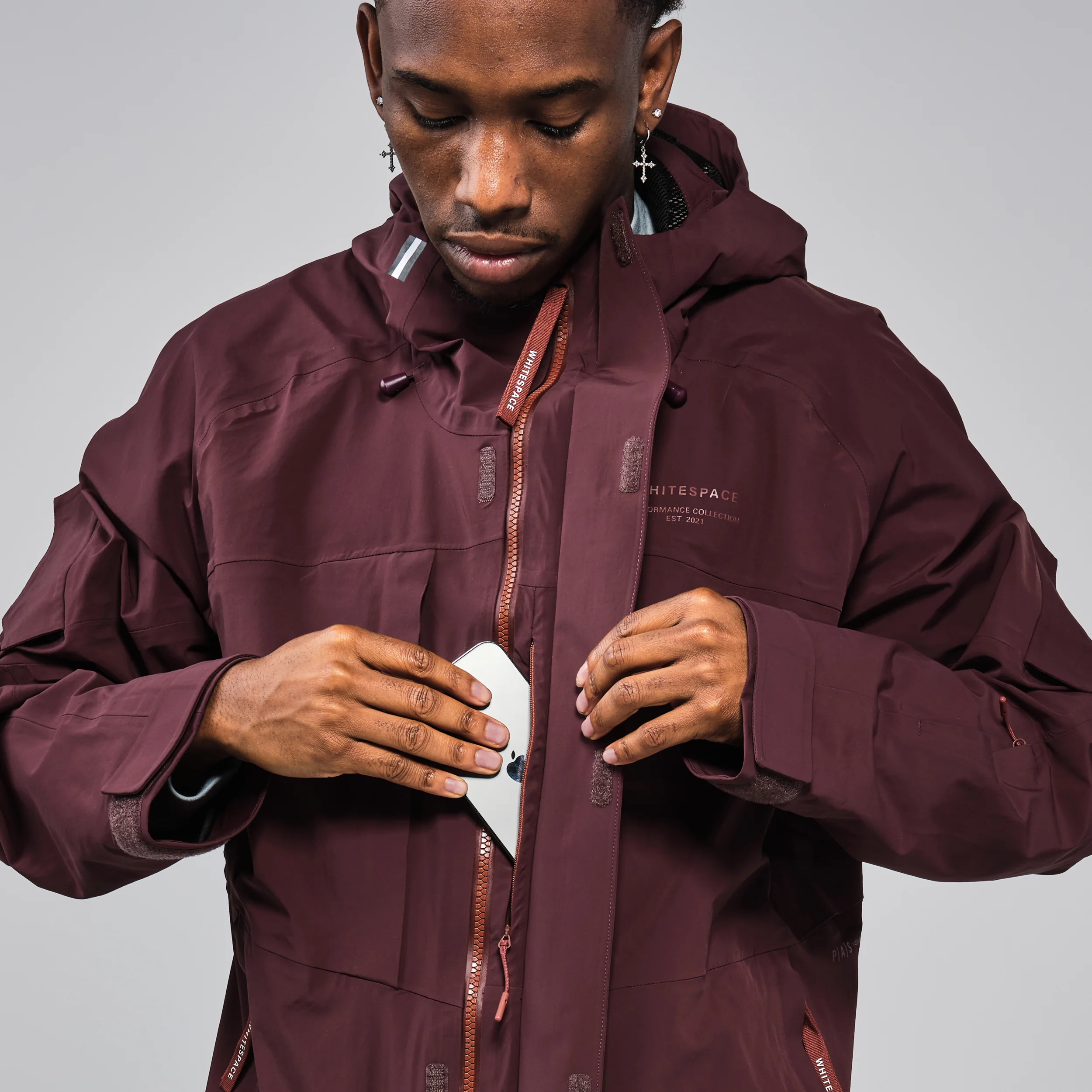 AMF Riding Cargo Jacket - Dark Mauve Purple - Image 5