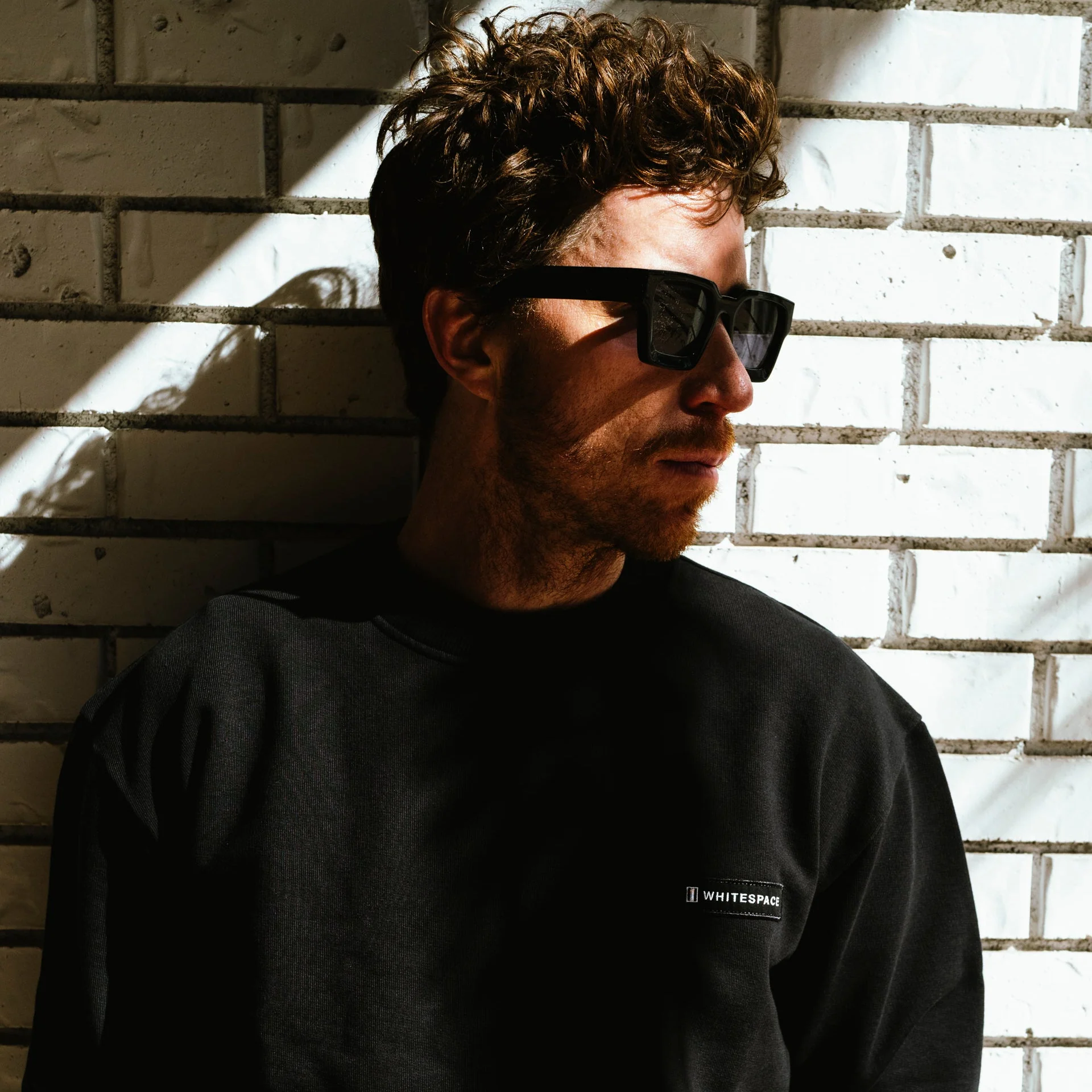 Fleece Crewneck - Black - Image 3